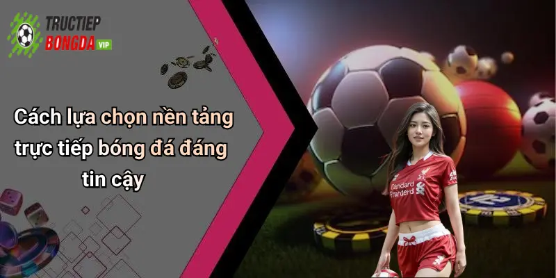 Cách lựa chọn nền tảng trực tiếp bóng đá đáng tin cậy