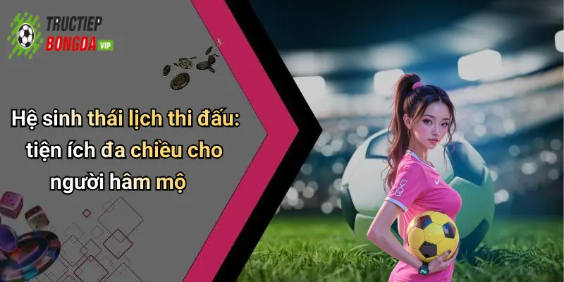 Hệ sinh thái lịch thi đấu: tiện ích đa chiều cho người hâm mộ