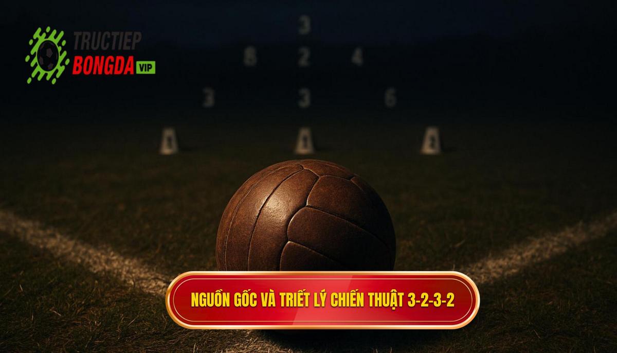 Nguồn gốc và Triết lý cốt lõi của Chiến thuật 3-2-3-2