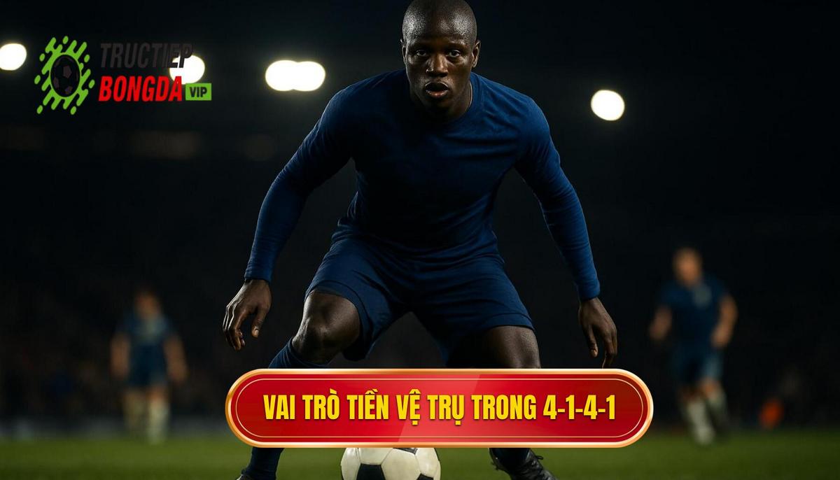 Vai Trò Quyết Định Của Tiền Vệ Trụ (Số 6) Trong 4-1-4-1