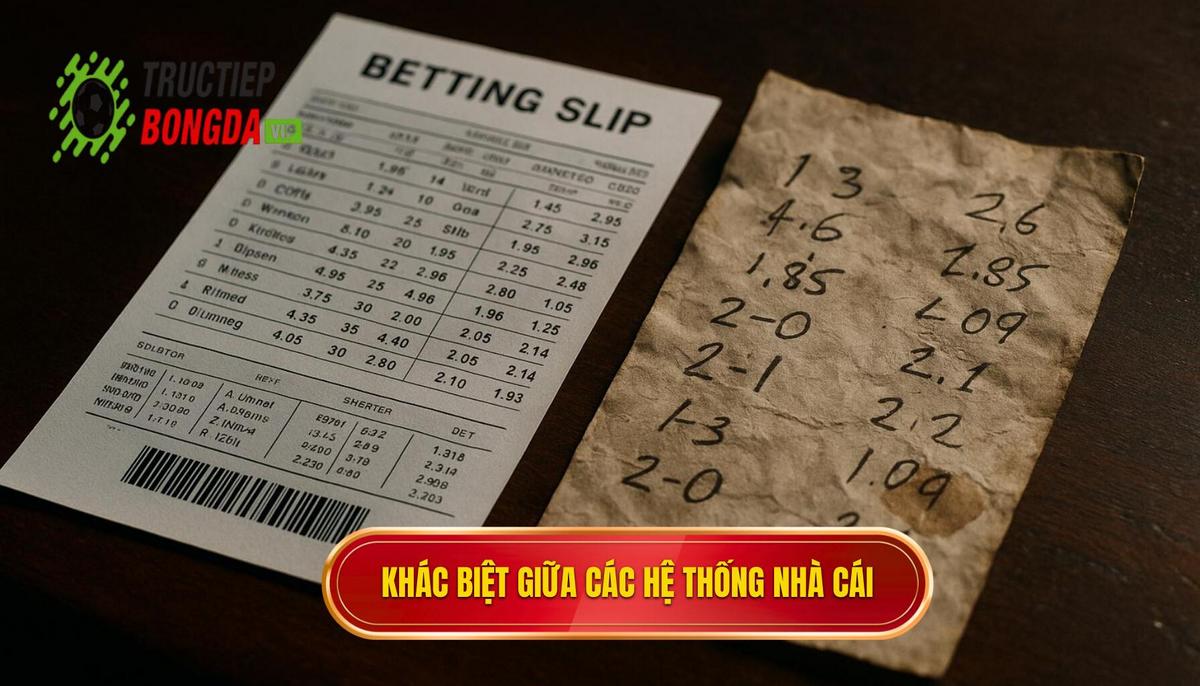 Phân tích sâu sự khác biệt giữa các hệ thống nhà cái