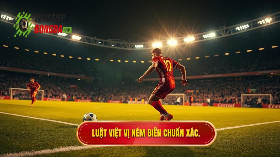 Luật việt vị ném biên chuẩn xác.