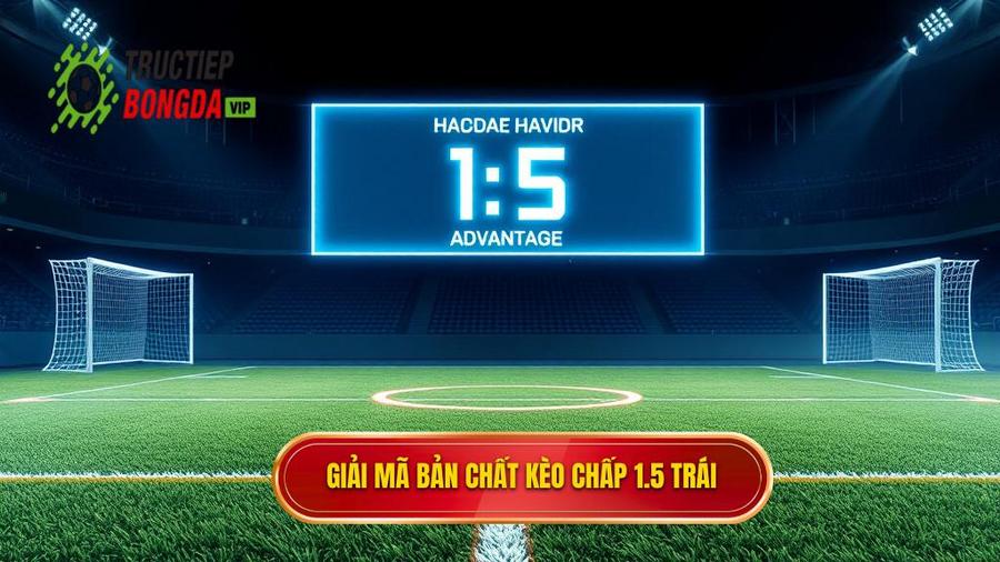 Hiểu rõ bản chất kèo chấp 1.5 trái trước khi đặt cược